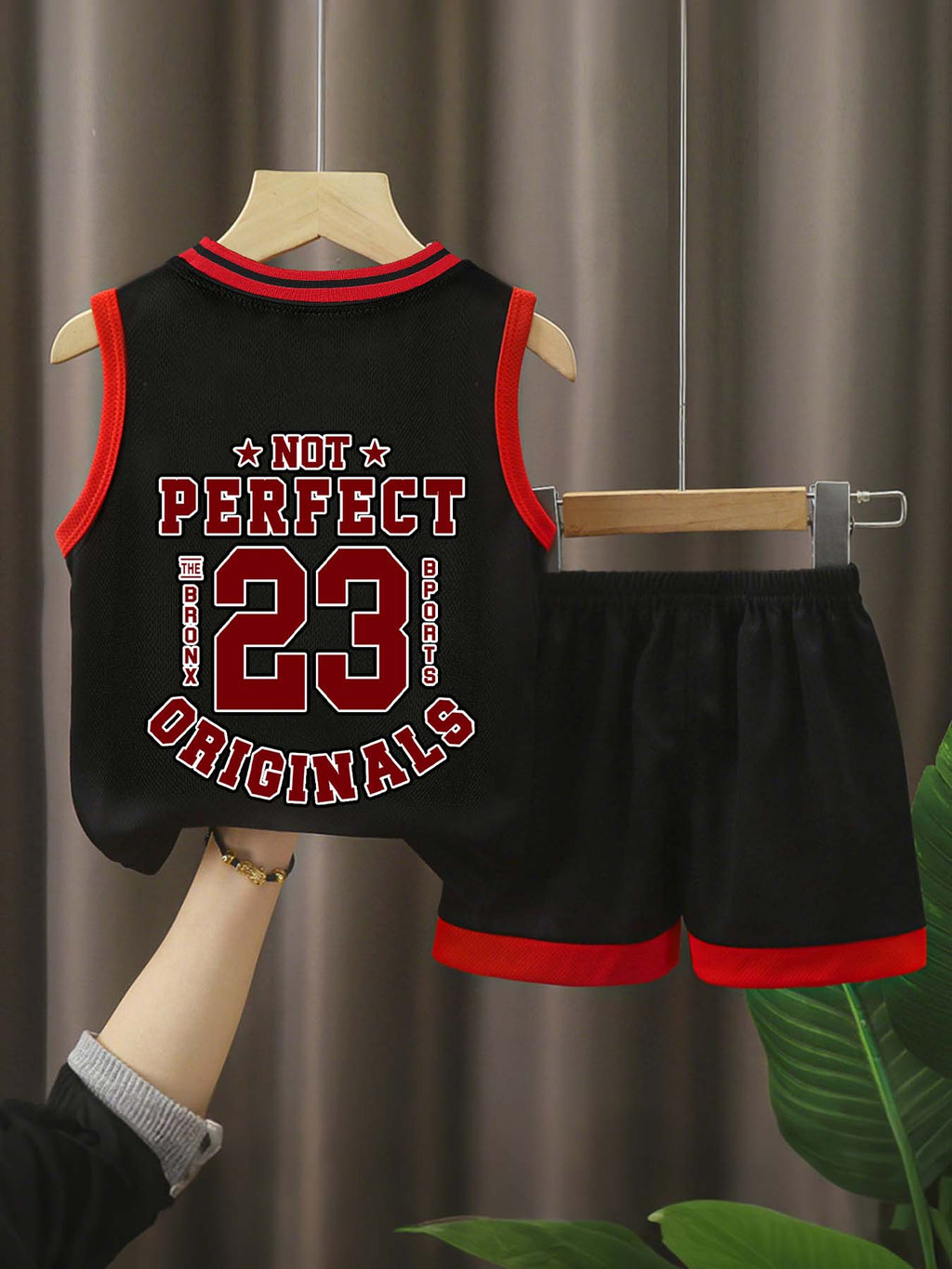 Kids Basketball Uniform Set Tbb001 Us Ship