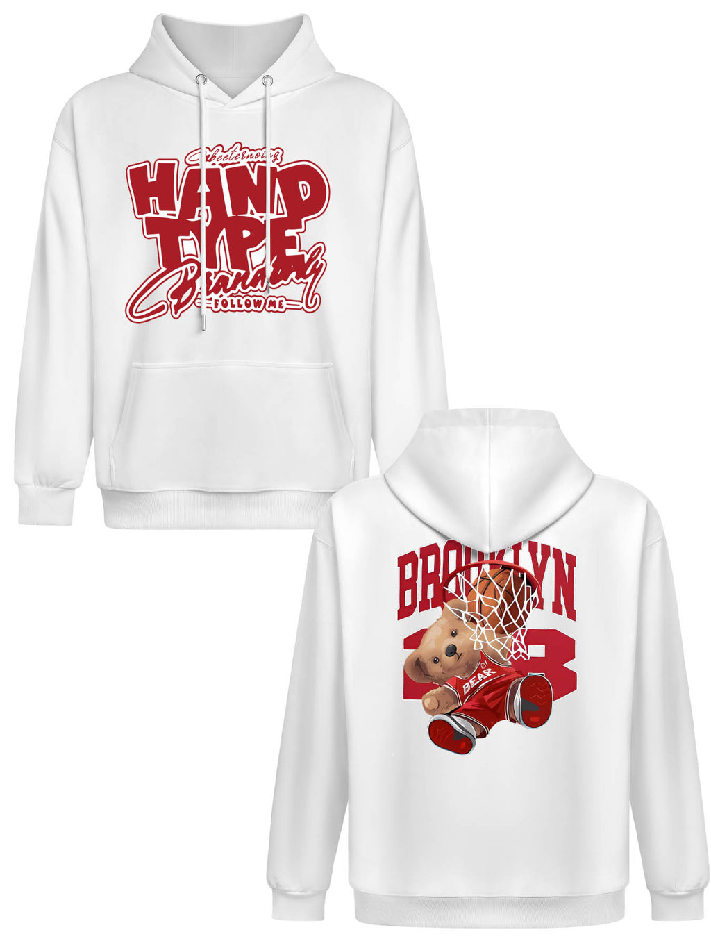 Japanese Hoodie Double Sided Print Tbb001