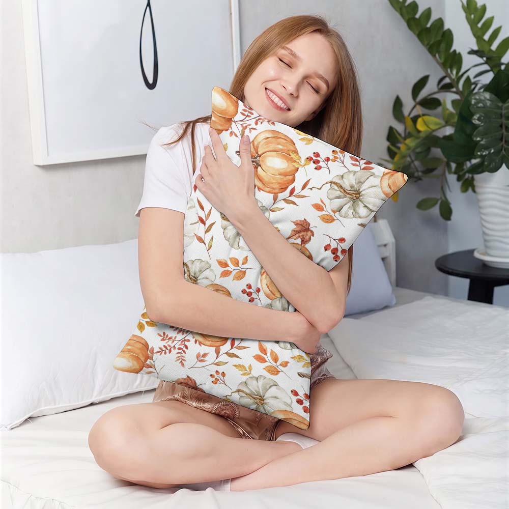 Flax Fabric Pillow Cover