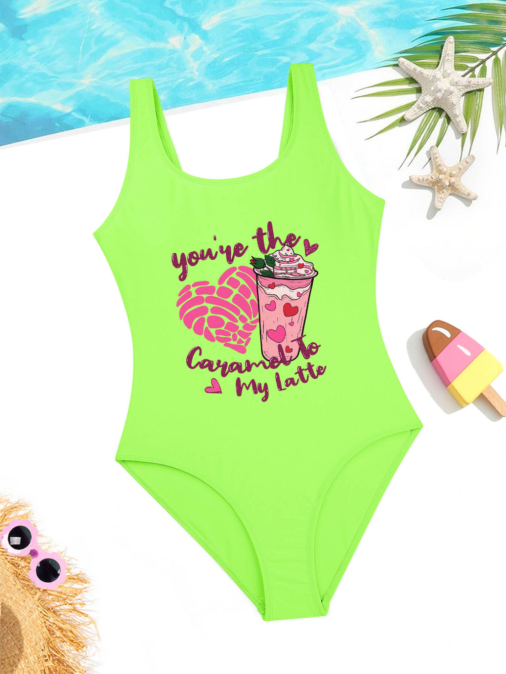 Girls Full Body Swimsuit Tbb001 Free Ship