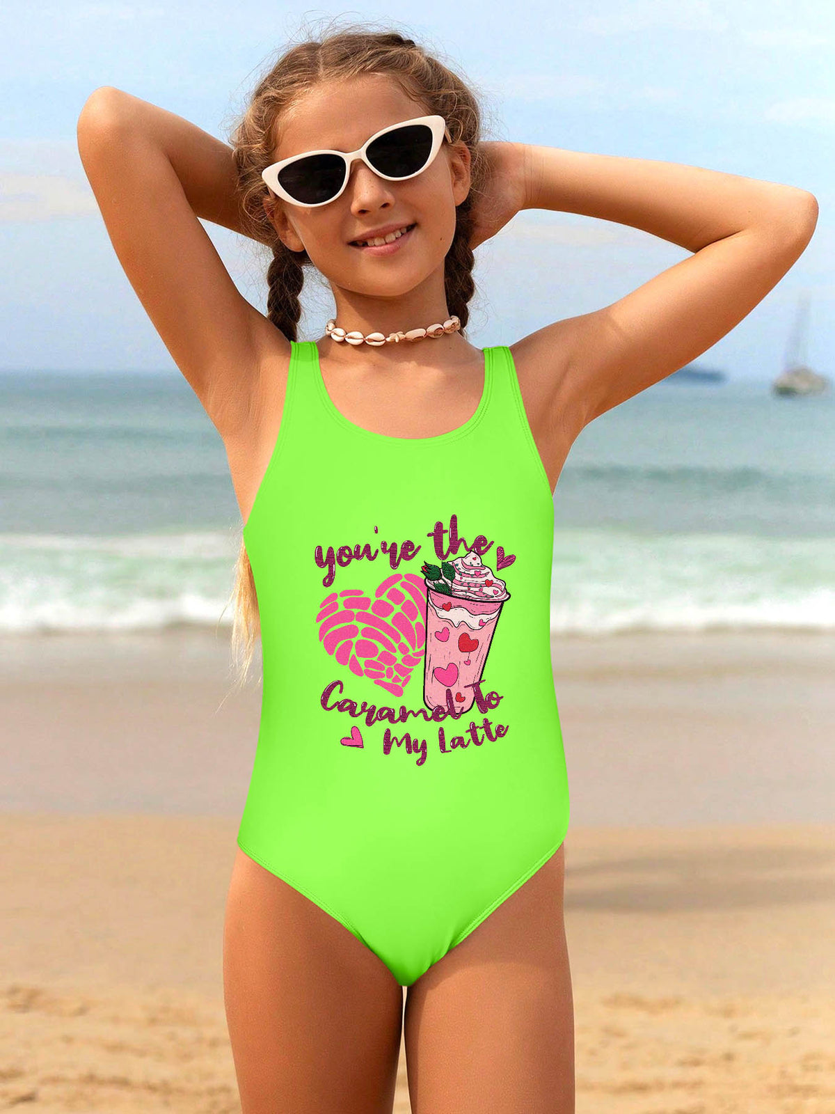 Girls Full Body Swimsuit Tbb001 Free Ship