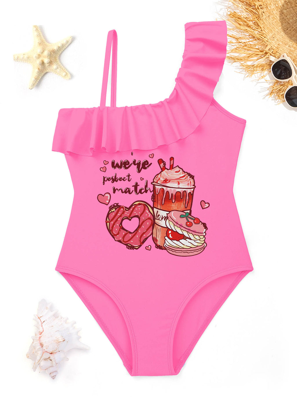Girls Ruffled Swimsuit Free Shipping Usa Only