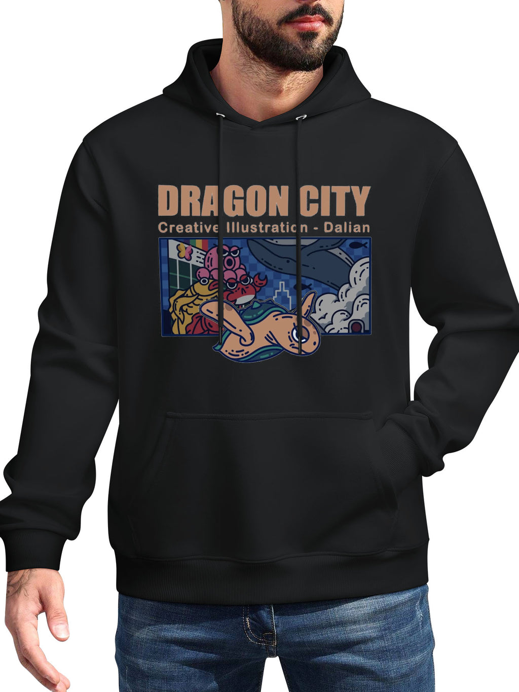 Hoodie Single Sided Print Tbb001 Mexican
