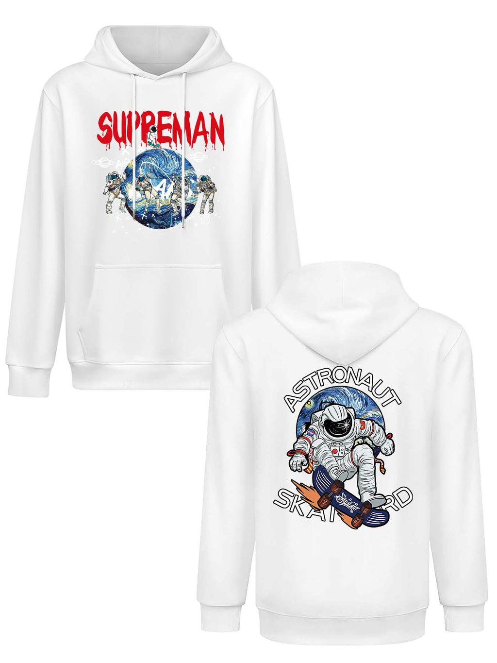 Fleece Hoodie Double Sided Print Canadian Direct