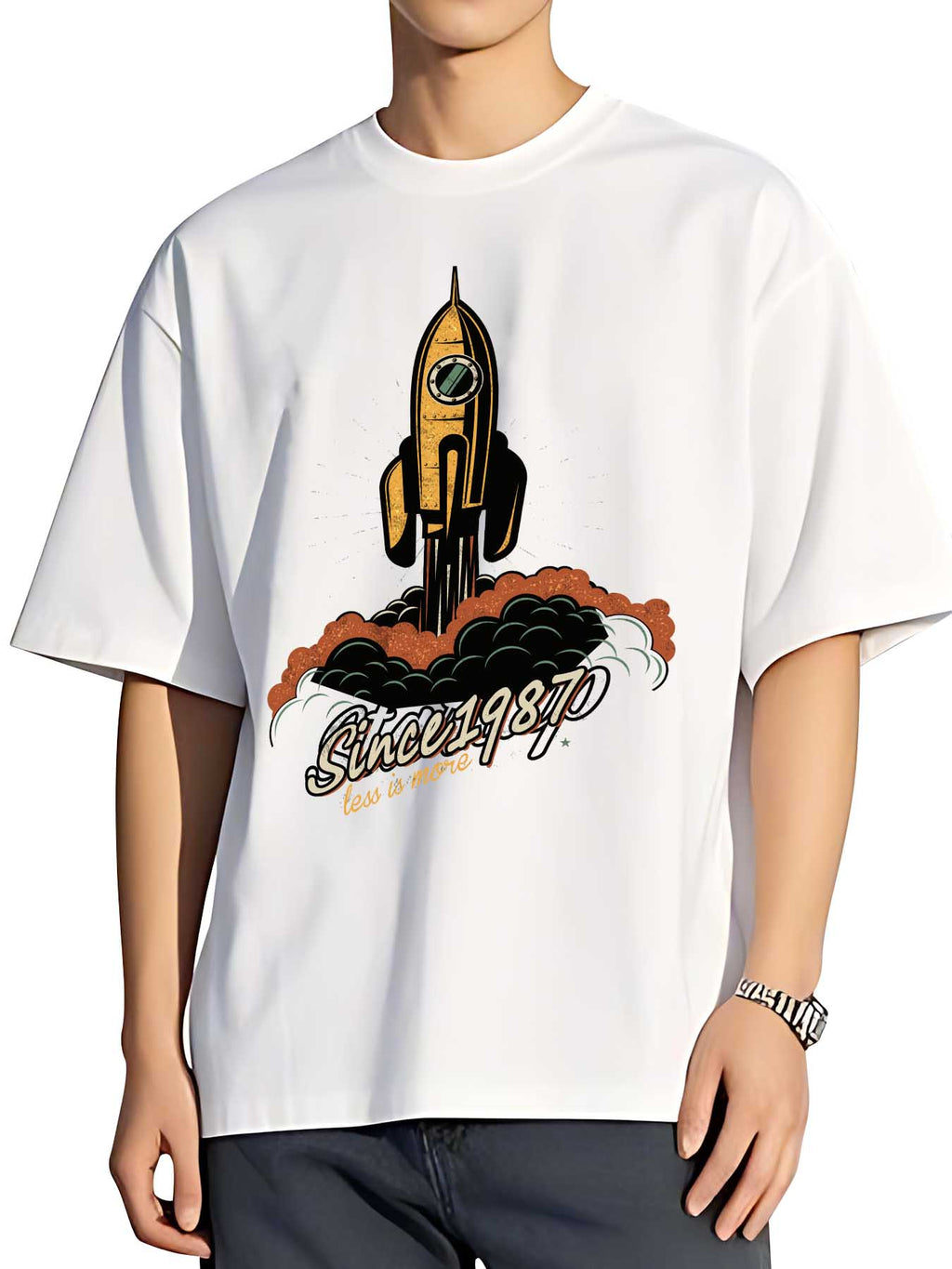 Double Sided Print Short Sleeve T Shirt Tbb001
