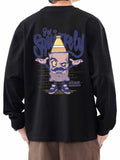 Cotton Long Sleeve Tee Single Sided Print Tbb001