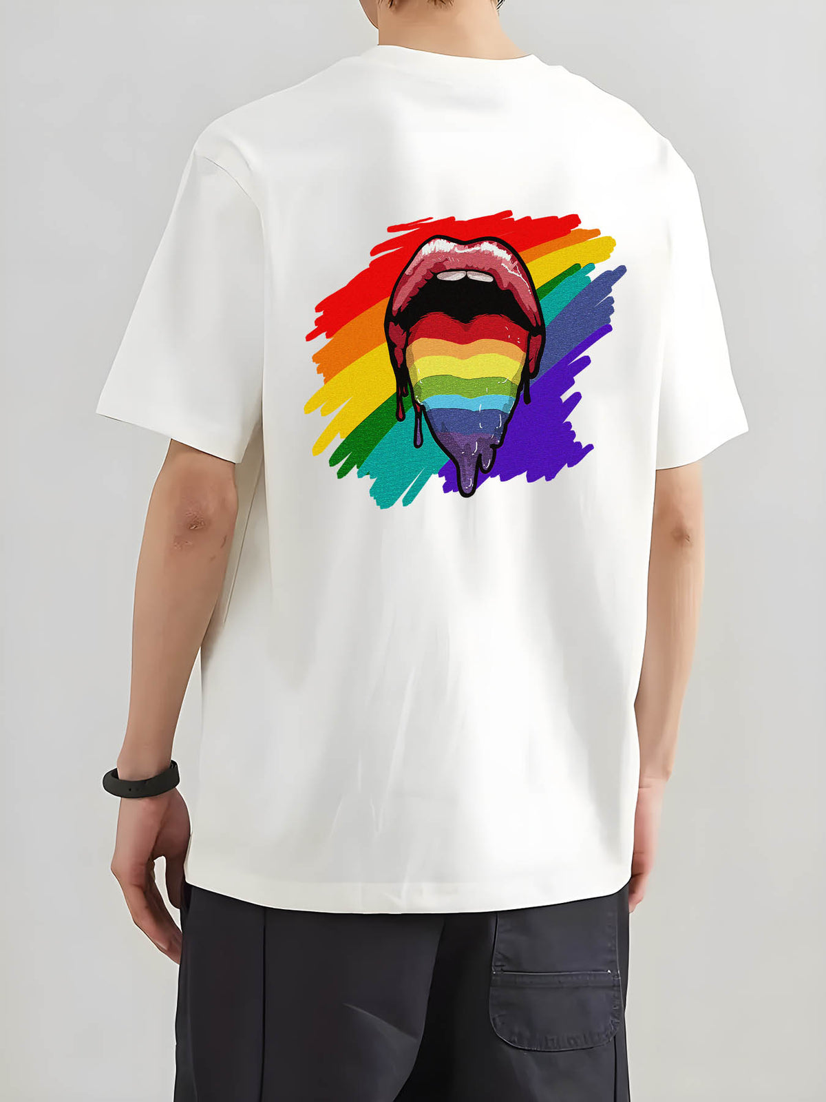 Mexican Men Short Sleeve Metb001 Back Print Tee