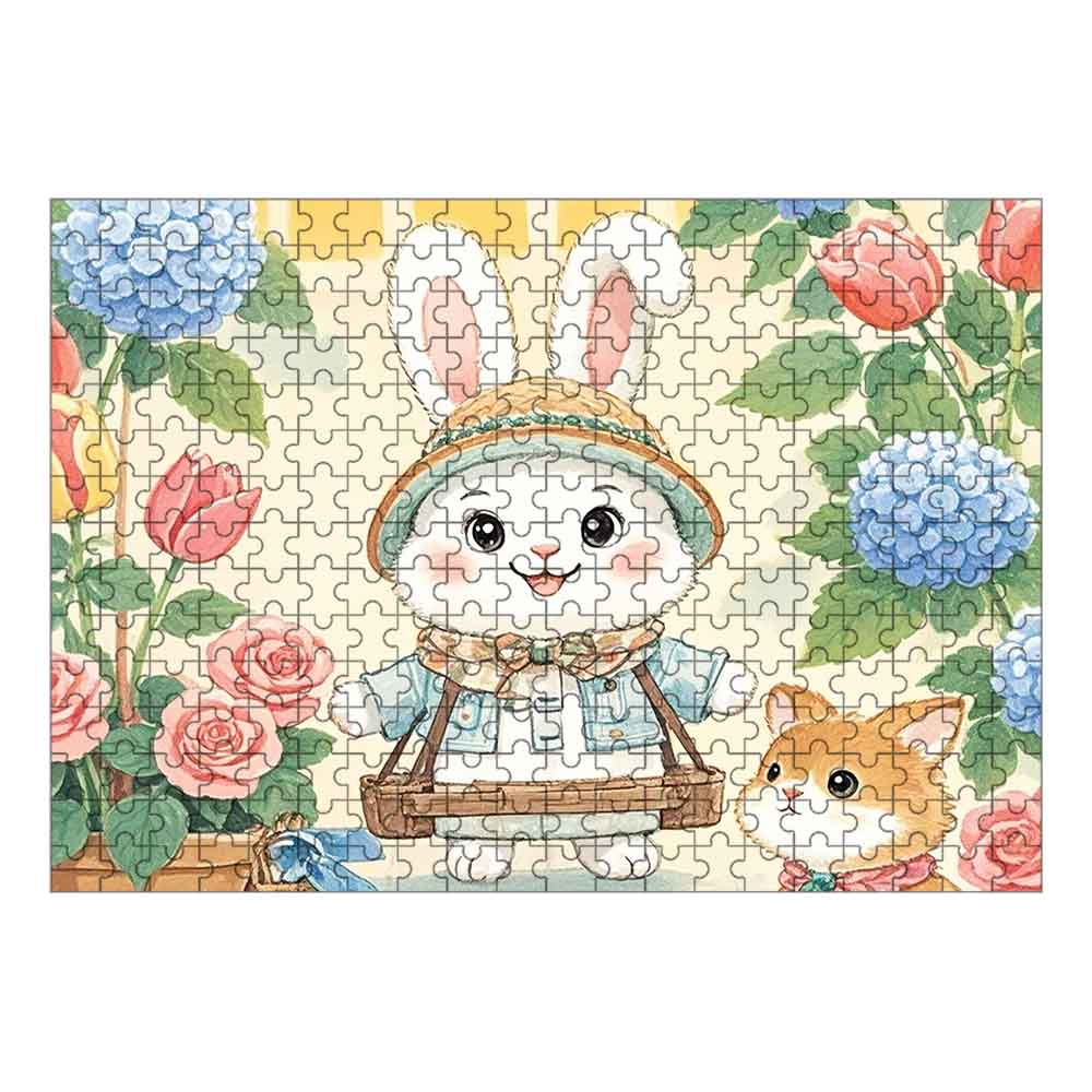 Wooden Puzzle Horizontal Single Image