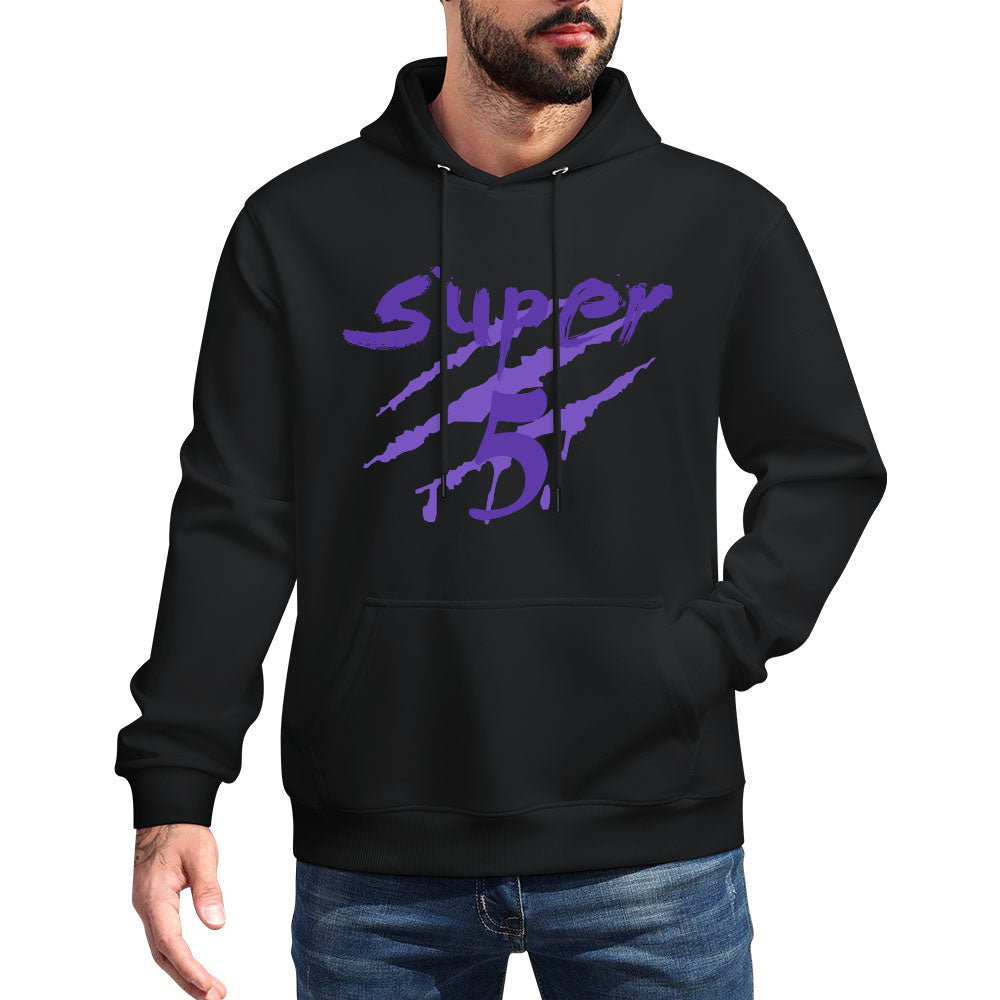 Fleece Lined Hoodie Single Sided Print