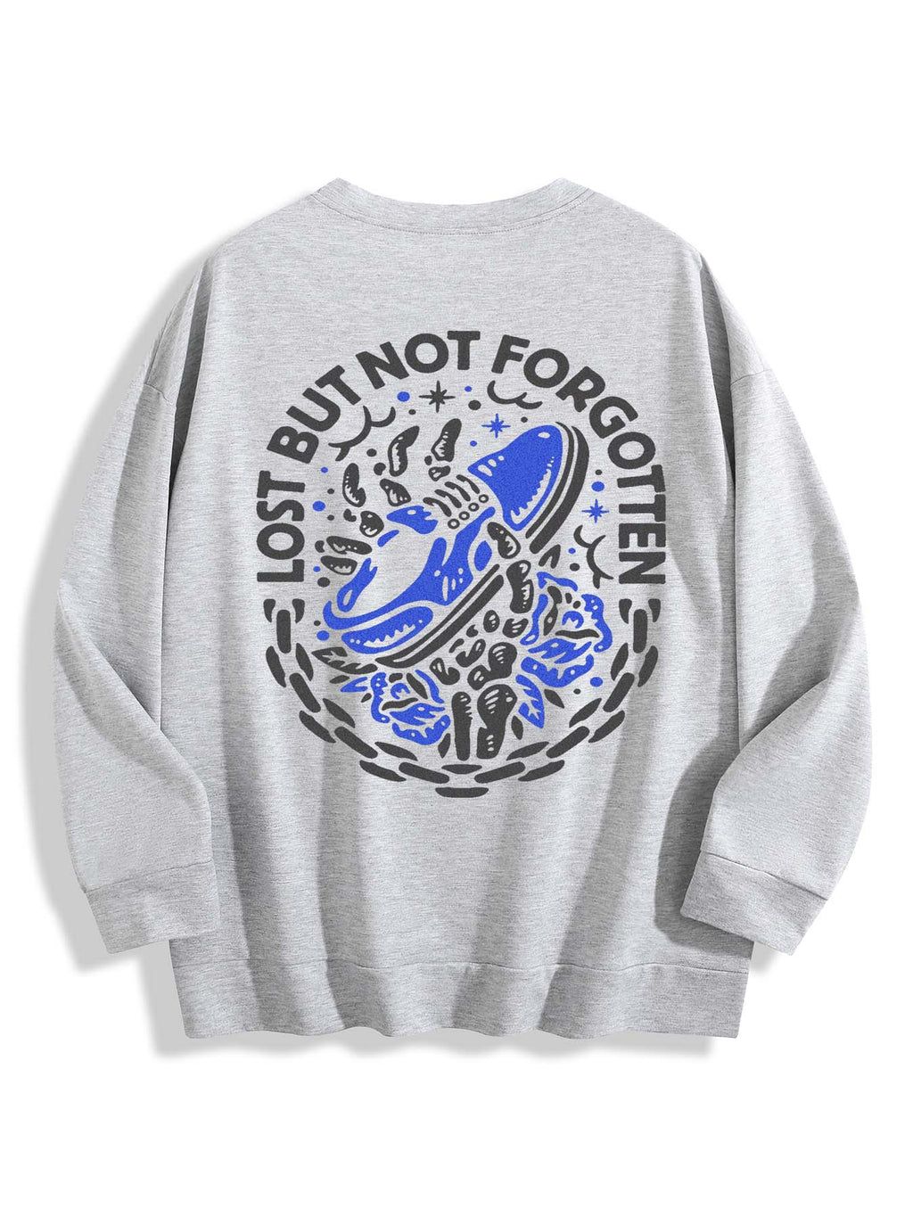 Round Neck Sweatshirt Back Print