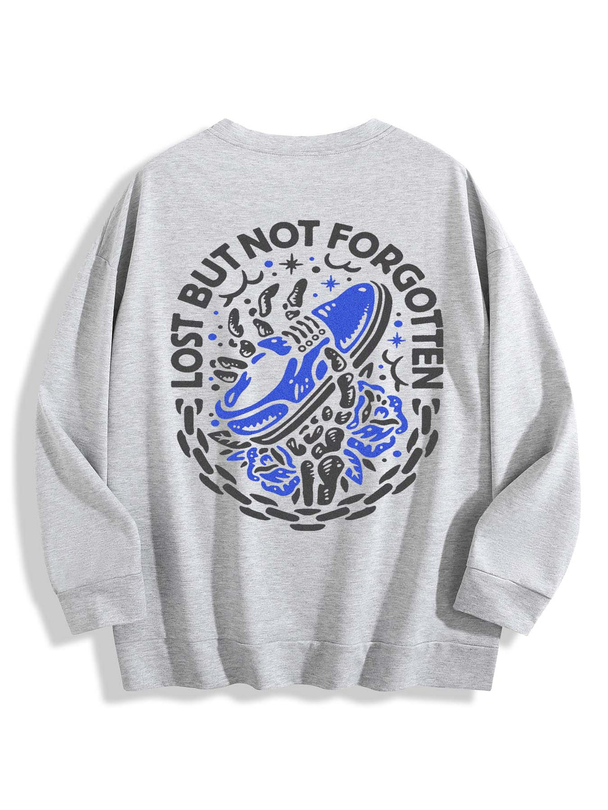 Round Neck Sweatshirt Back Print