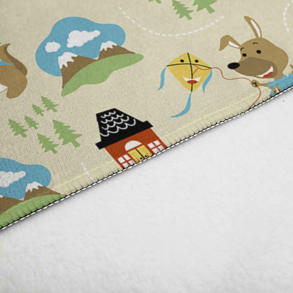 Flannel Anti Slip Mat Us Direct Ship