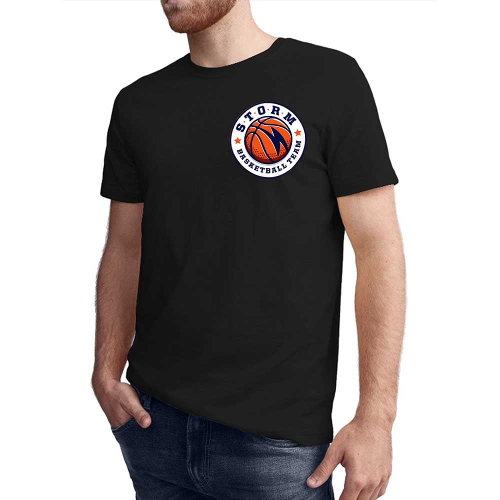 Uk & Eu Size 100% Cotton T-shirt (with Chest Heat Transfer Print) – Shipping Not Included