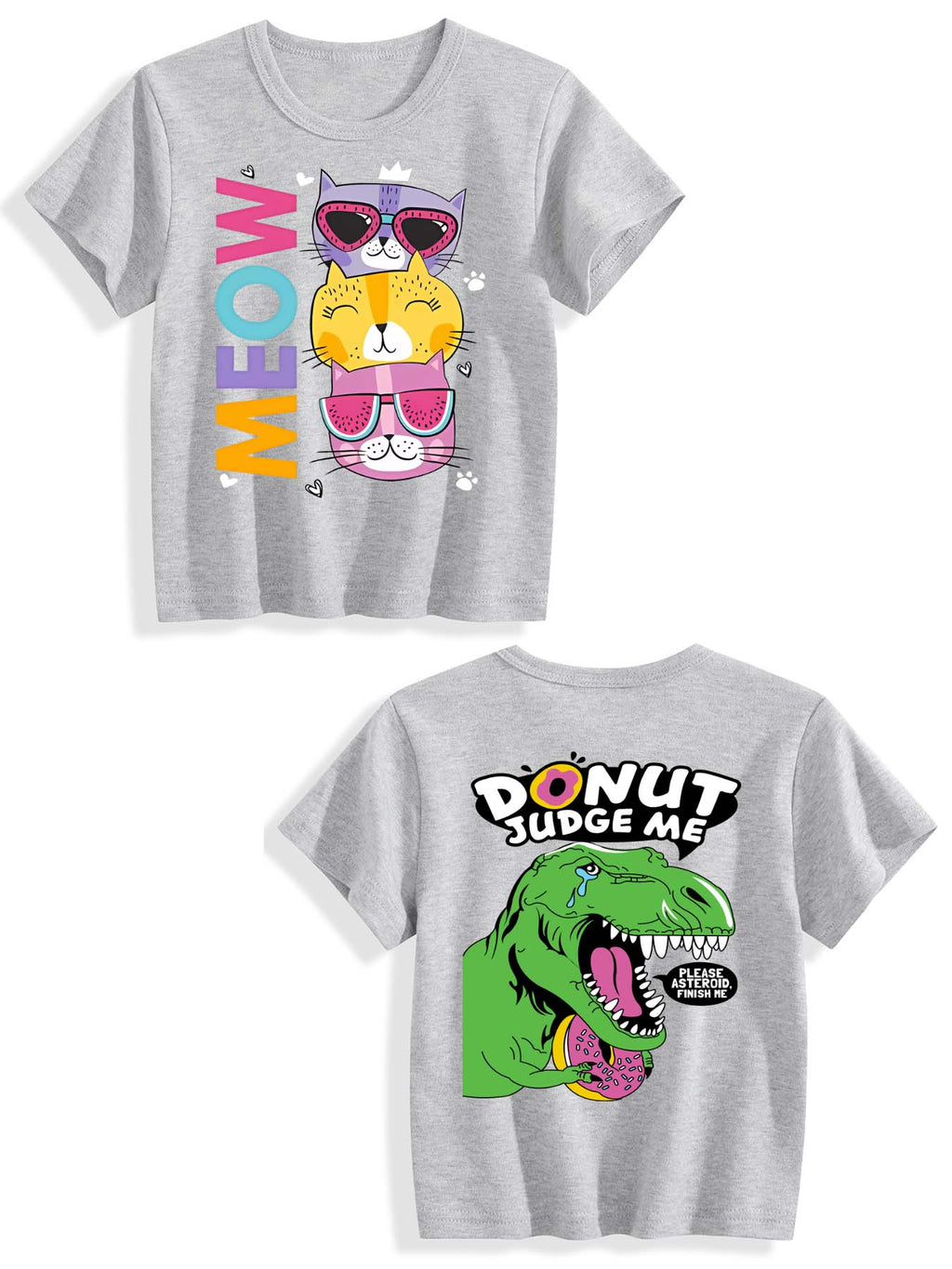 Double Sided Print Kids T Shirt Tbb001