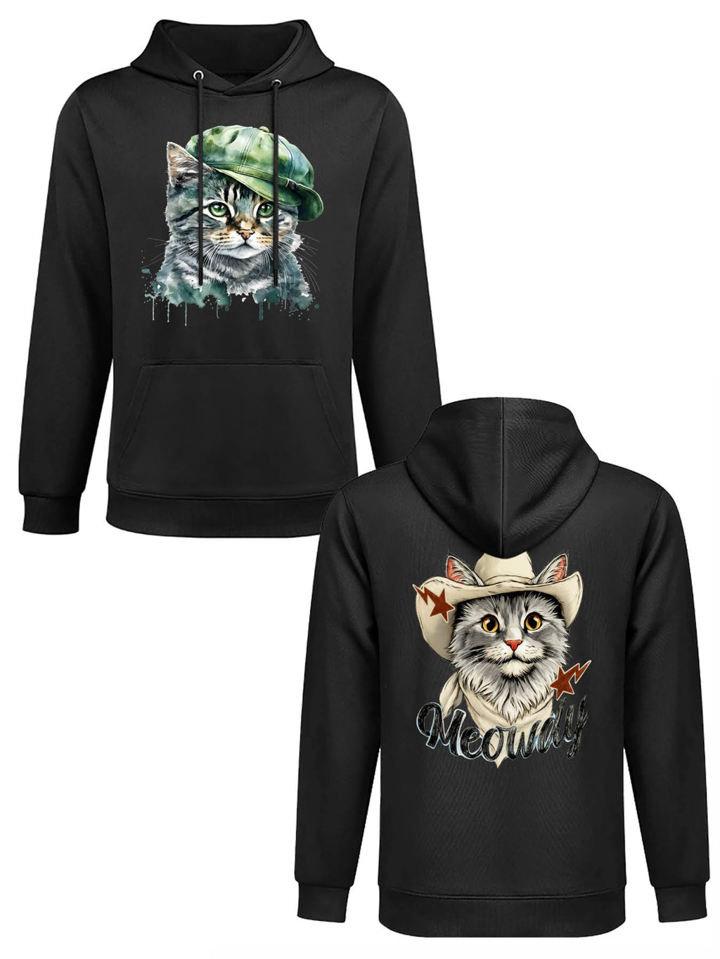 Fleece Hoodie Double Sided Print Mexican Tbb001