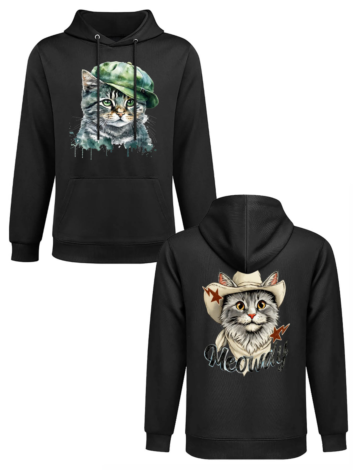 Fleece Hoodie Double Sided Print Mexican Tbb001