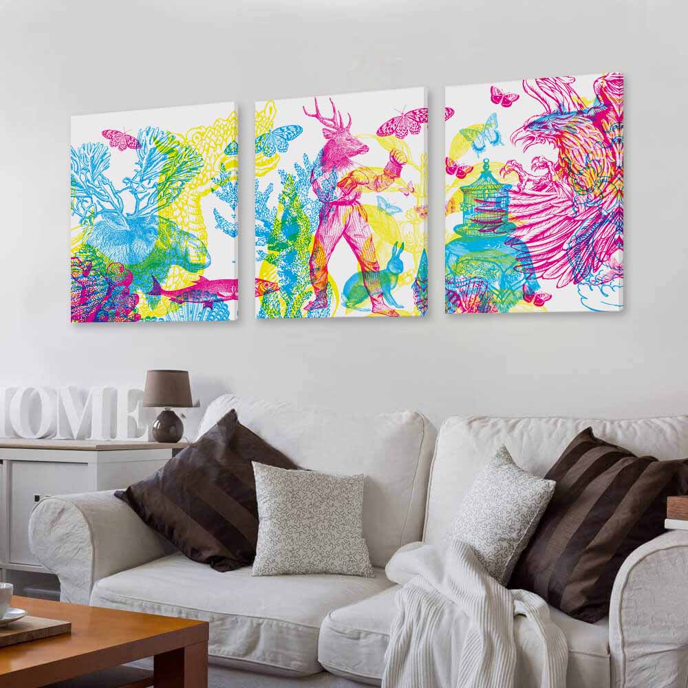 Decorative Frame Painting Vertical 3 4 Ratio