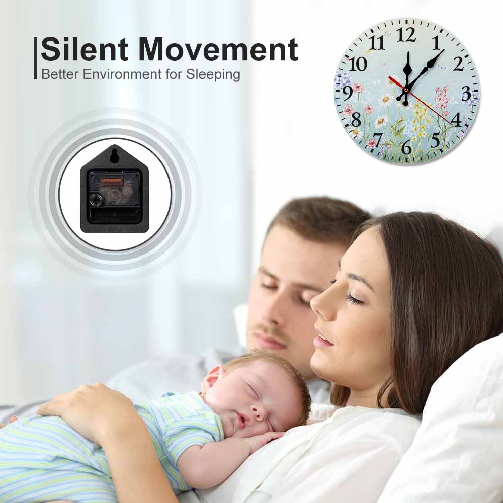Round Wall Clock with Scale Free Shipping Usa