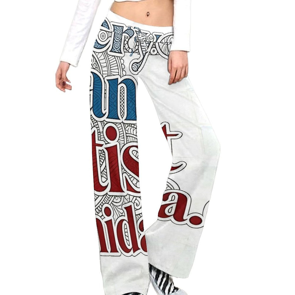 Straight Lace Up Yoga Pants (#099712)