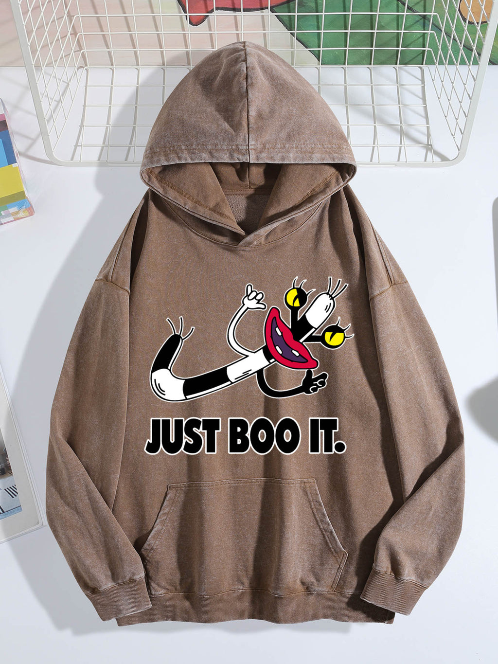 Faded Hoodie Single Sided Print Tbb001