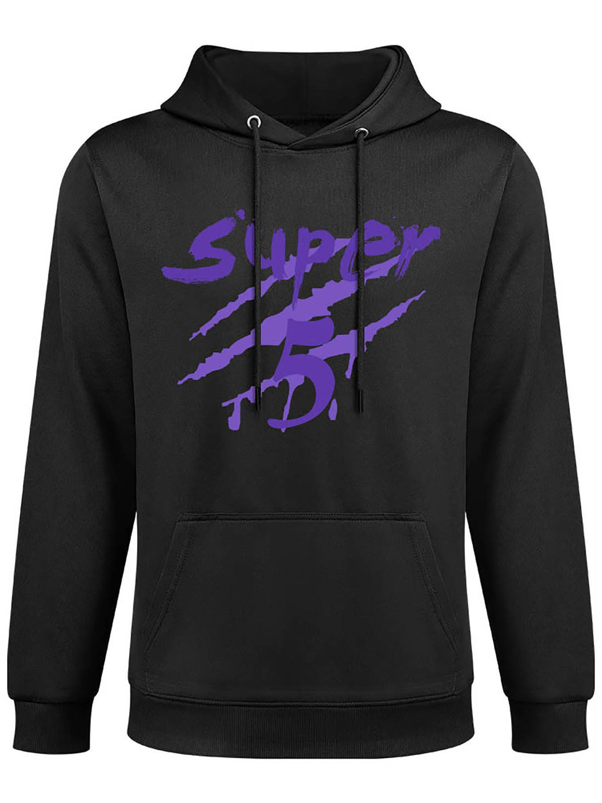 Fleece Lined Hoodie Double Sided Print Tbb001