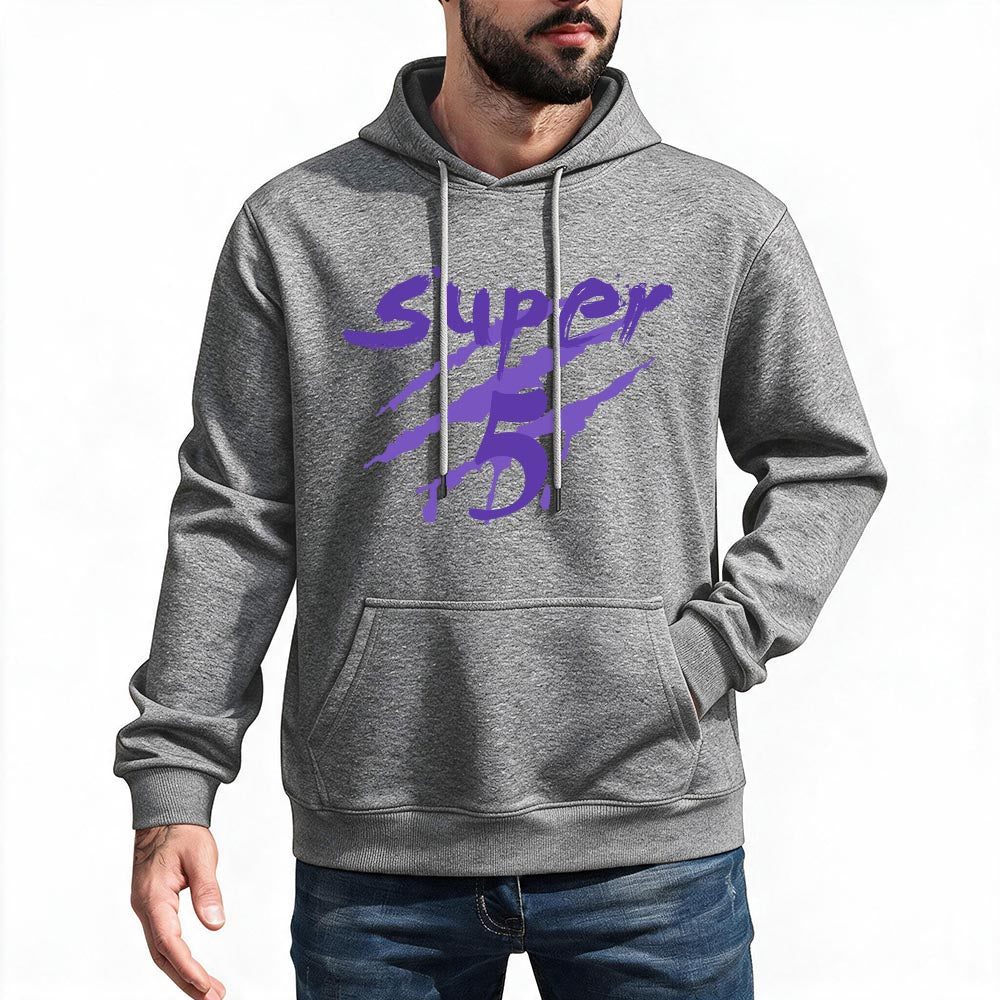 Fleece Lined Hoodie Single Sided Print