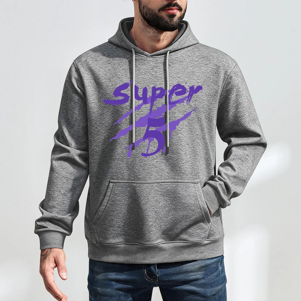 Fleece Lined Hoodie Single Sided Print