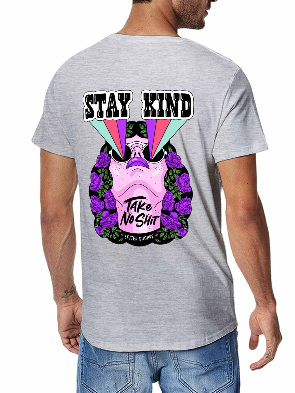 Cotton Short Sleeve Tee Single Sided Print Tbb001