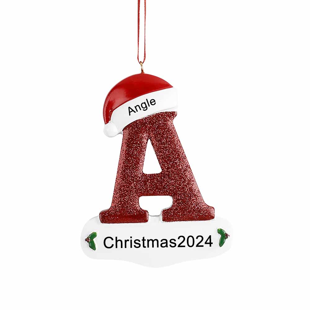 Alphabet Resin Pendant