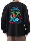Cotton Long Sleeve Tee Single Sided Print Tbb001 Japanese