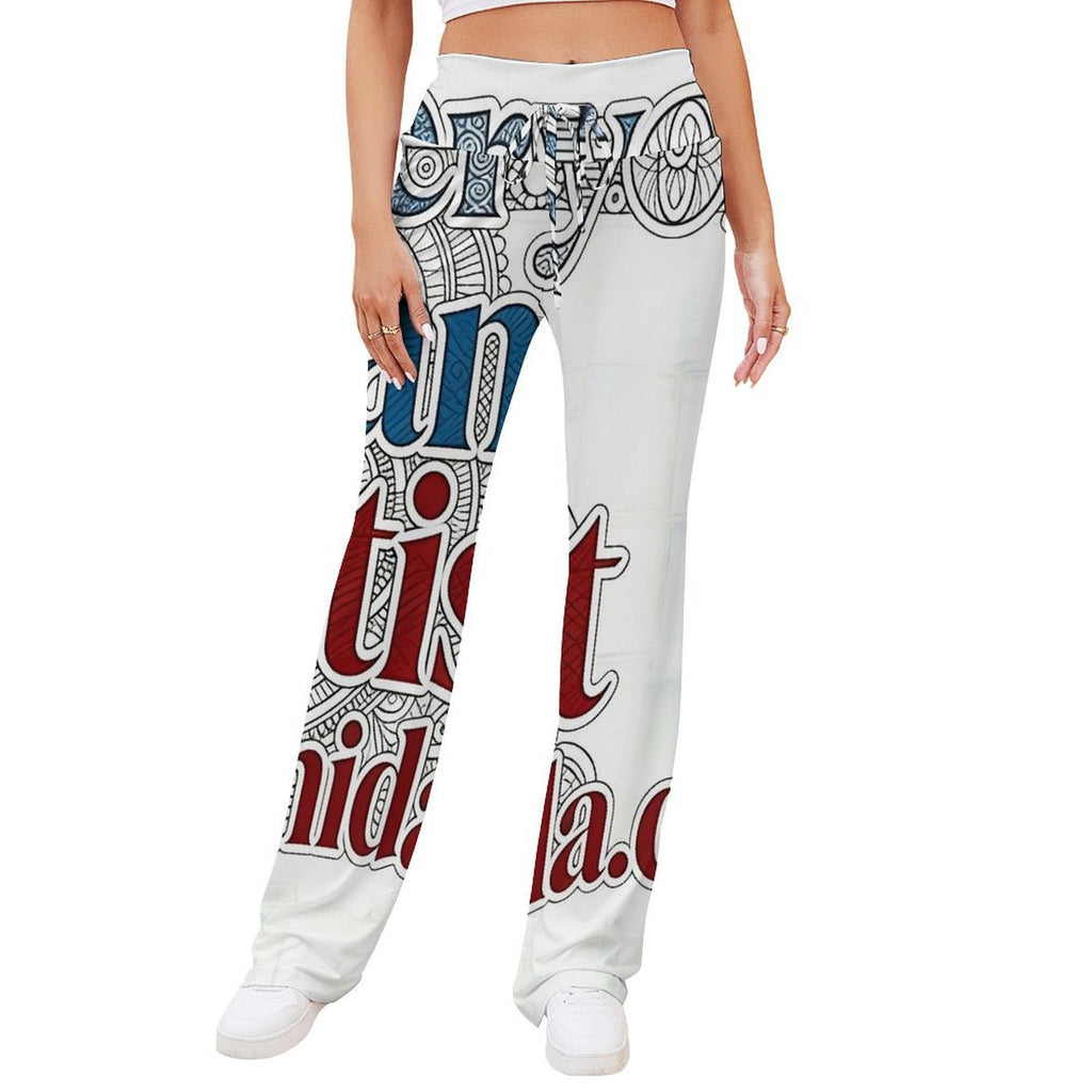 Straight Lace Up Yoga Pants (#099712)