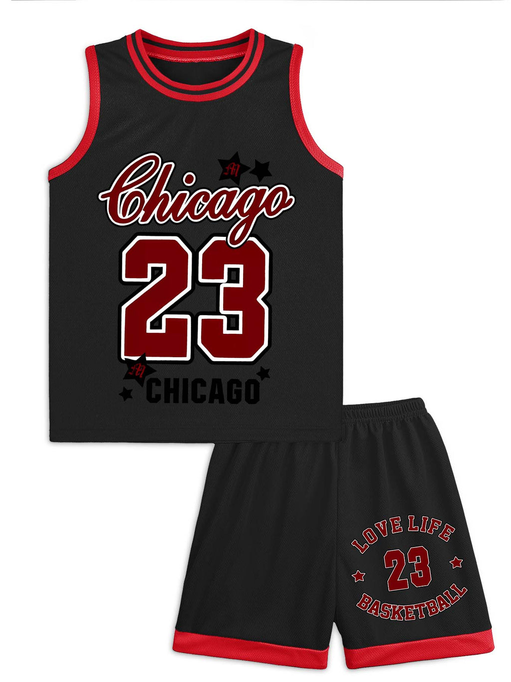 Kids Basketball Uniform Set Tbb001 Us Ship