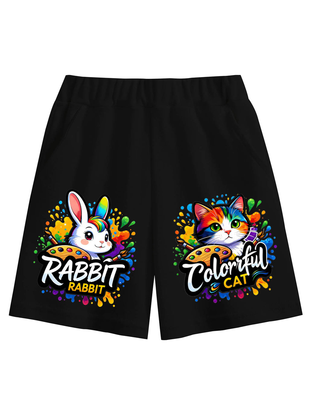 Kids Shorts Single Sided Print Tbb001
