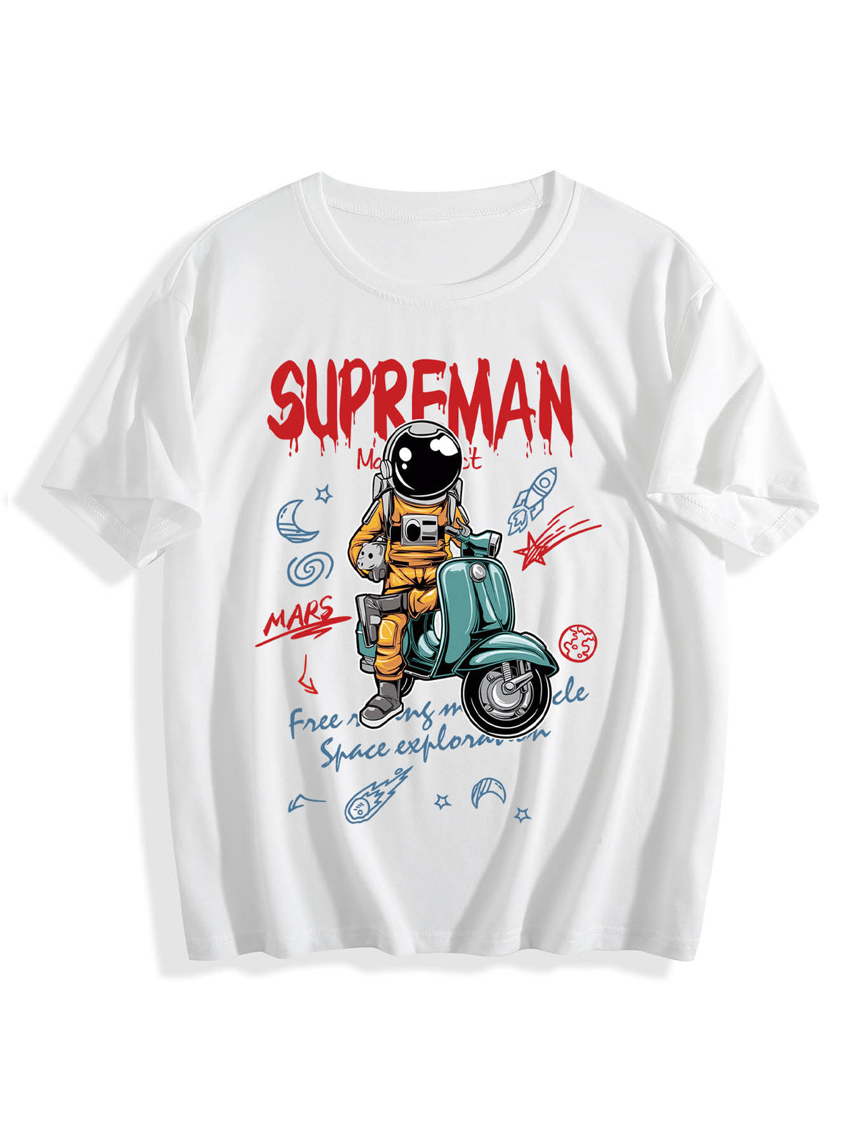 Uk Sizing 100% Cotton T-shirt (with Heat Transfers on Front and Back) – Shipping Not Included