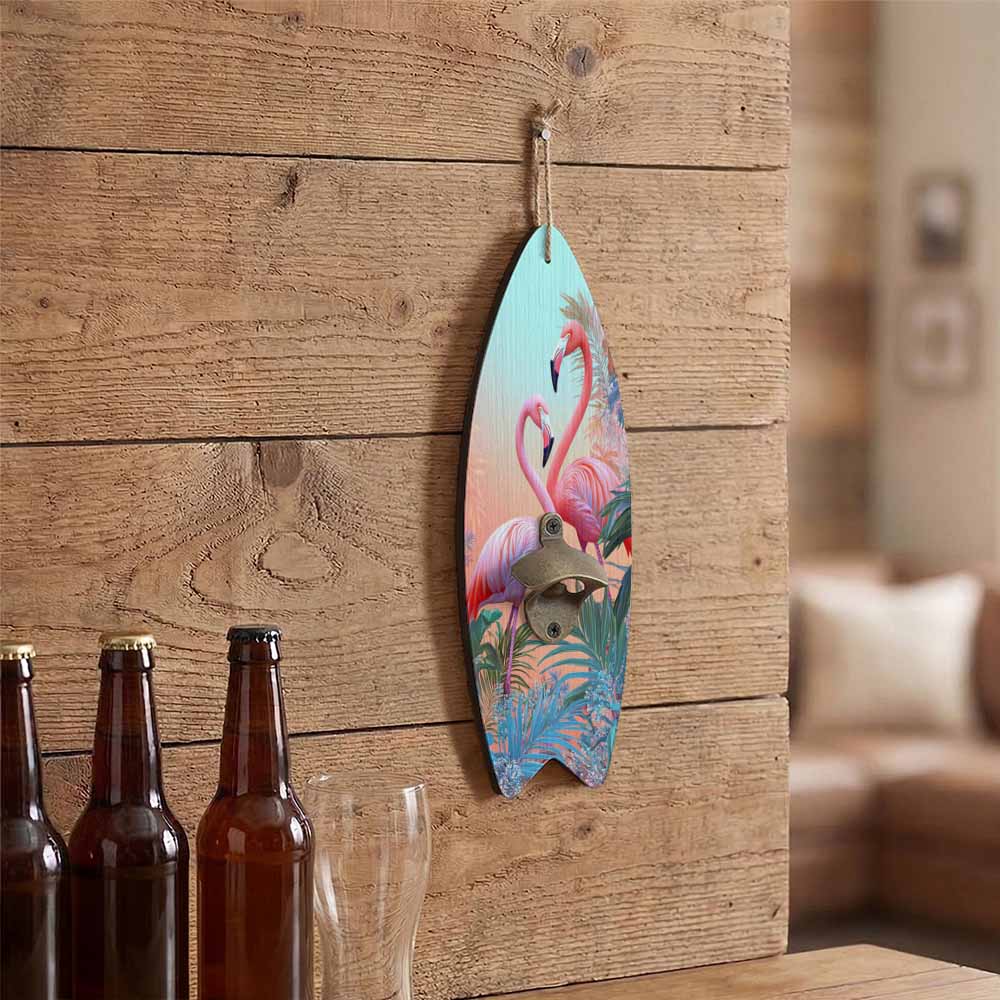 Wooden Wall Bottle Opener Multiple Styles