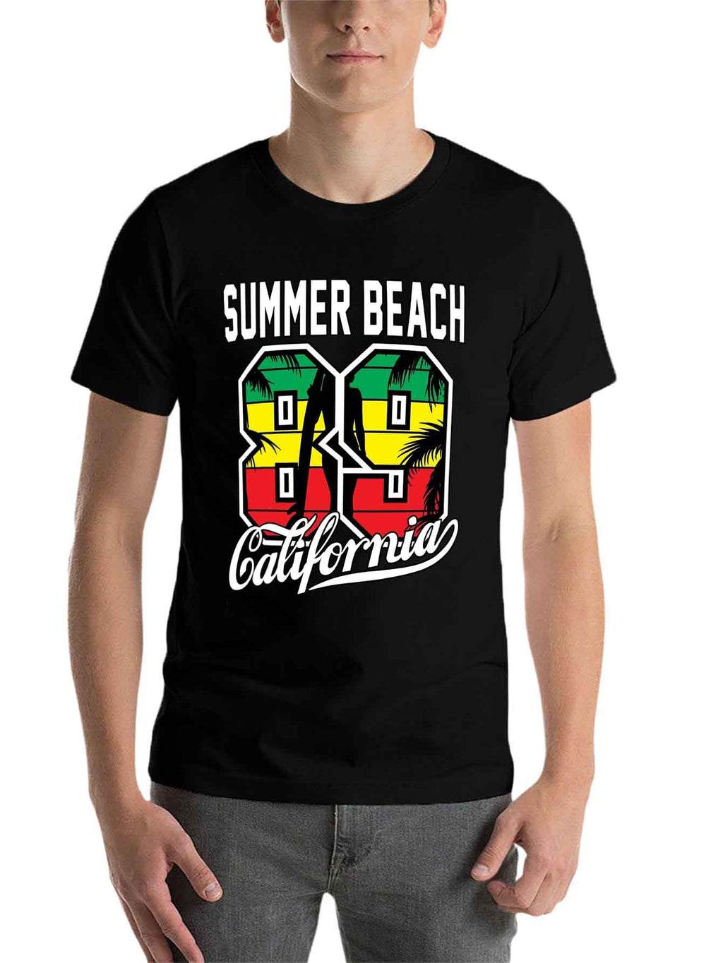 Multicolor Adult Sublimation Short Sleeve T Shirt Tbb001