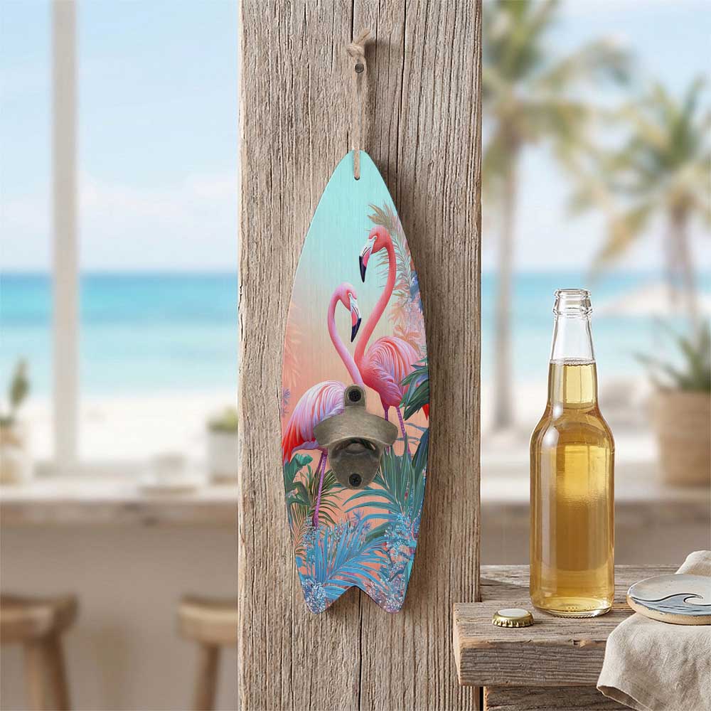 Wooden Wall Bottle Opener Multiple Styles