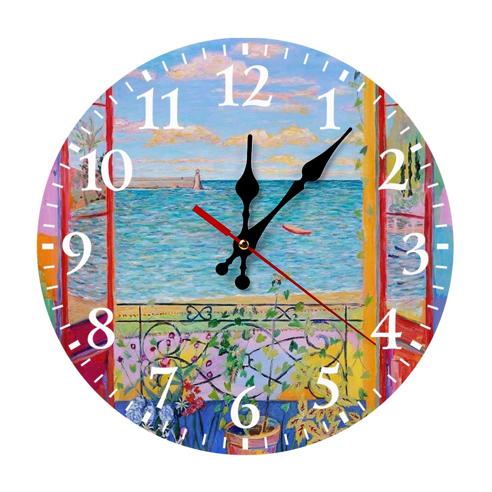 Round Wall Clock with Scale Usa Direct Ship