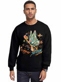 Mexican Crew Neck Sweatshirt Single Sided Print