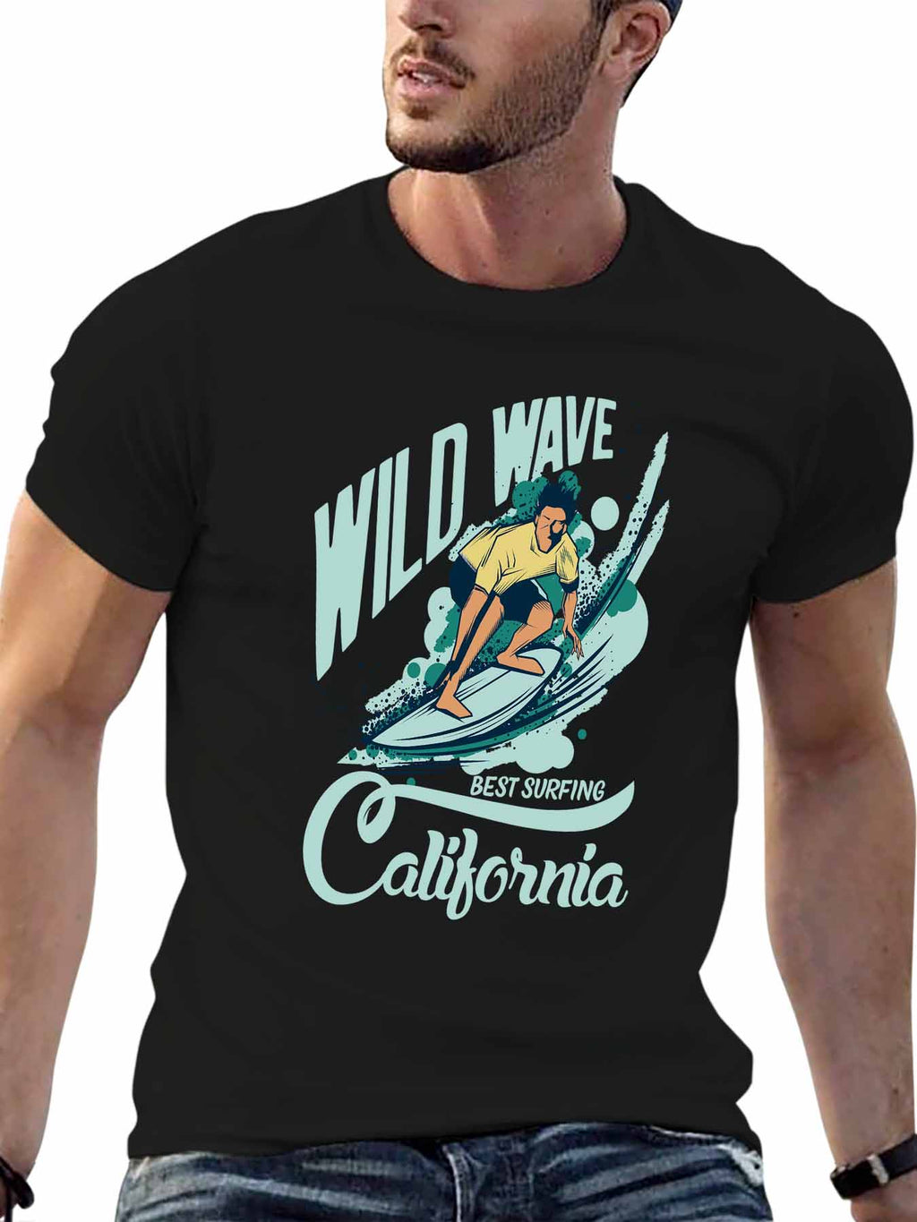 Double Sided Print Short Sleeve T Shirt Tbb001