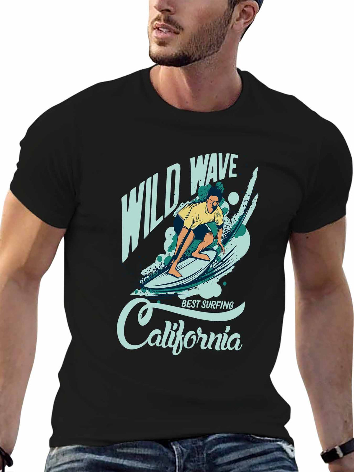 Double Sided Print Short Sleeve T Shirt Tbb001