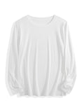 Round Neck Long Sleeved T-shirt