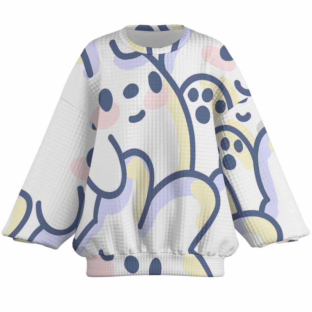 Women's Crewneck Long Sleeve Hoodie Mxu056