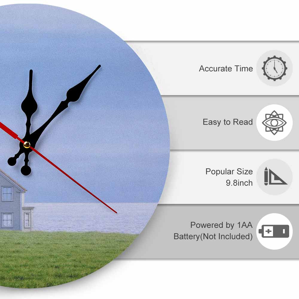 Round Wall Clock No Markings Free Shipping Usa