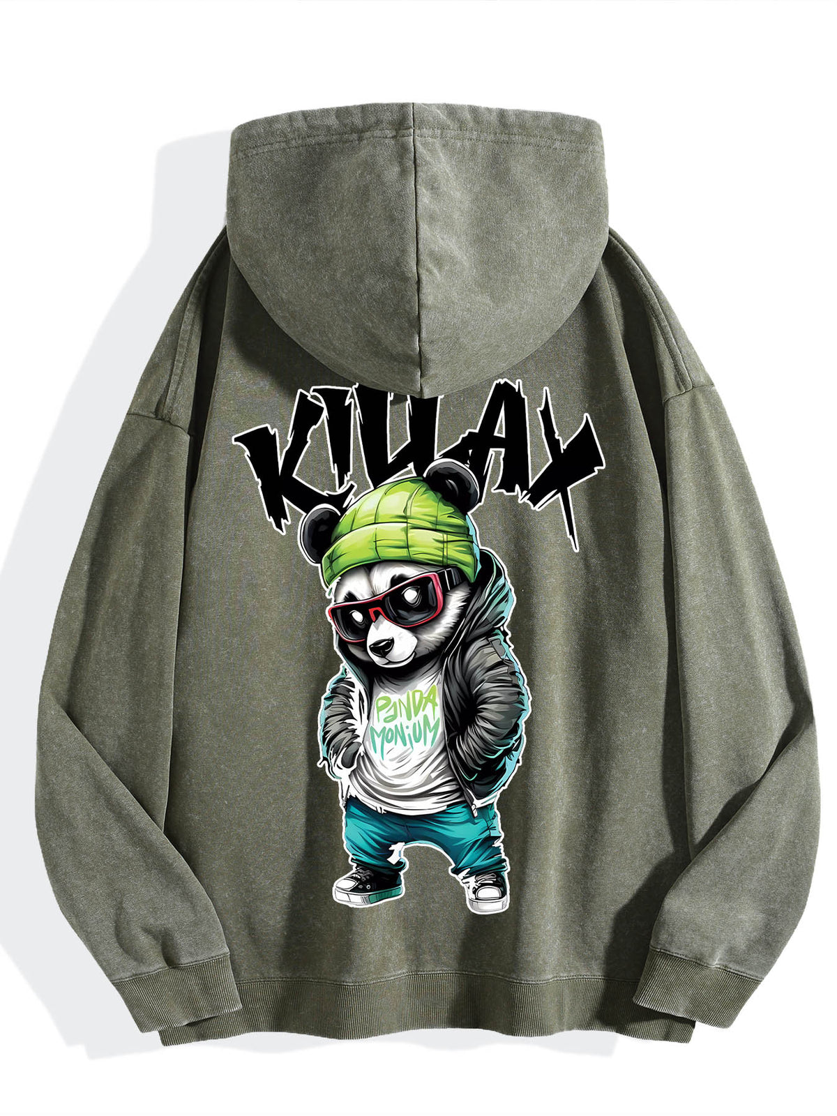 Faded Hoodie Single Sided Print Tbb001