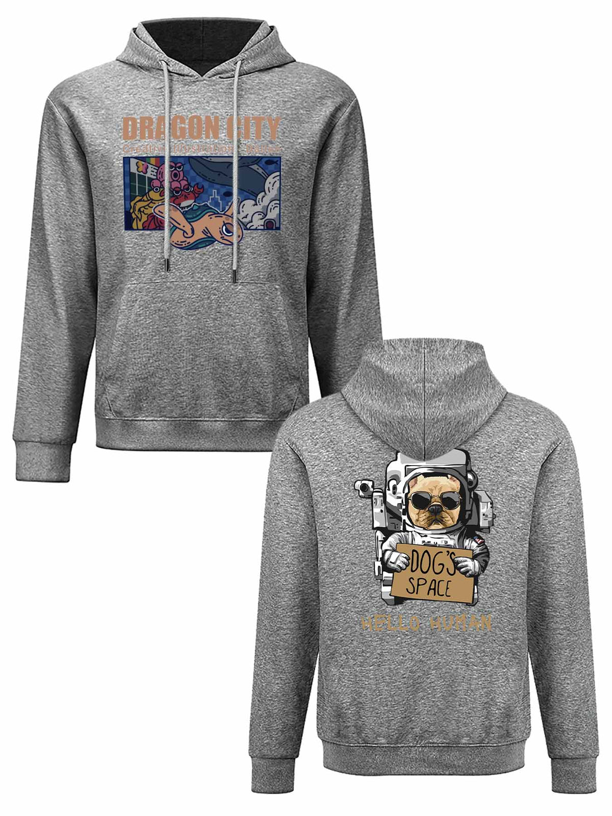 Hoodie Double Sided Print Tbb001 Mexican