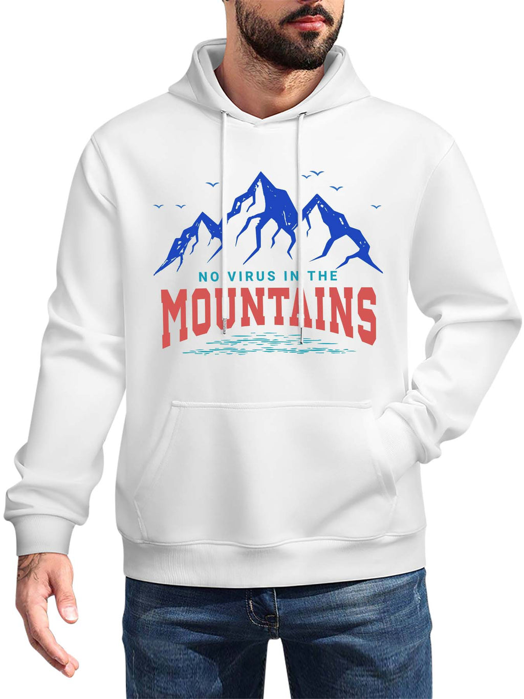 Canadian Fleece Hoodie Single Sided Print