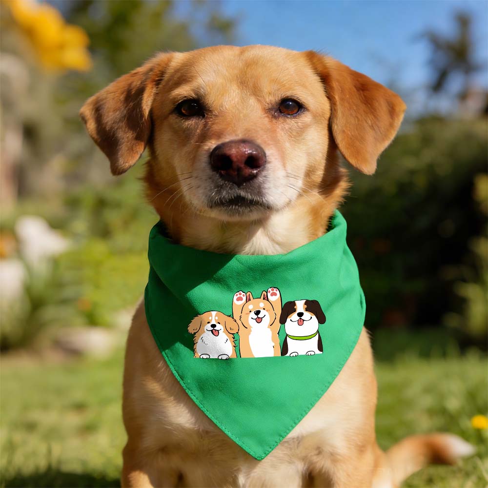 Solid Pet Triangle Scarf Free Shipping Usa