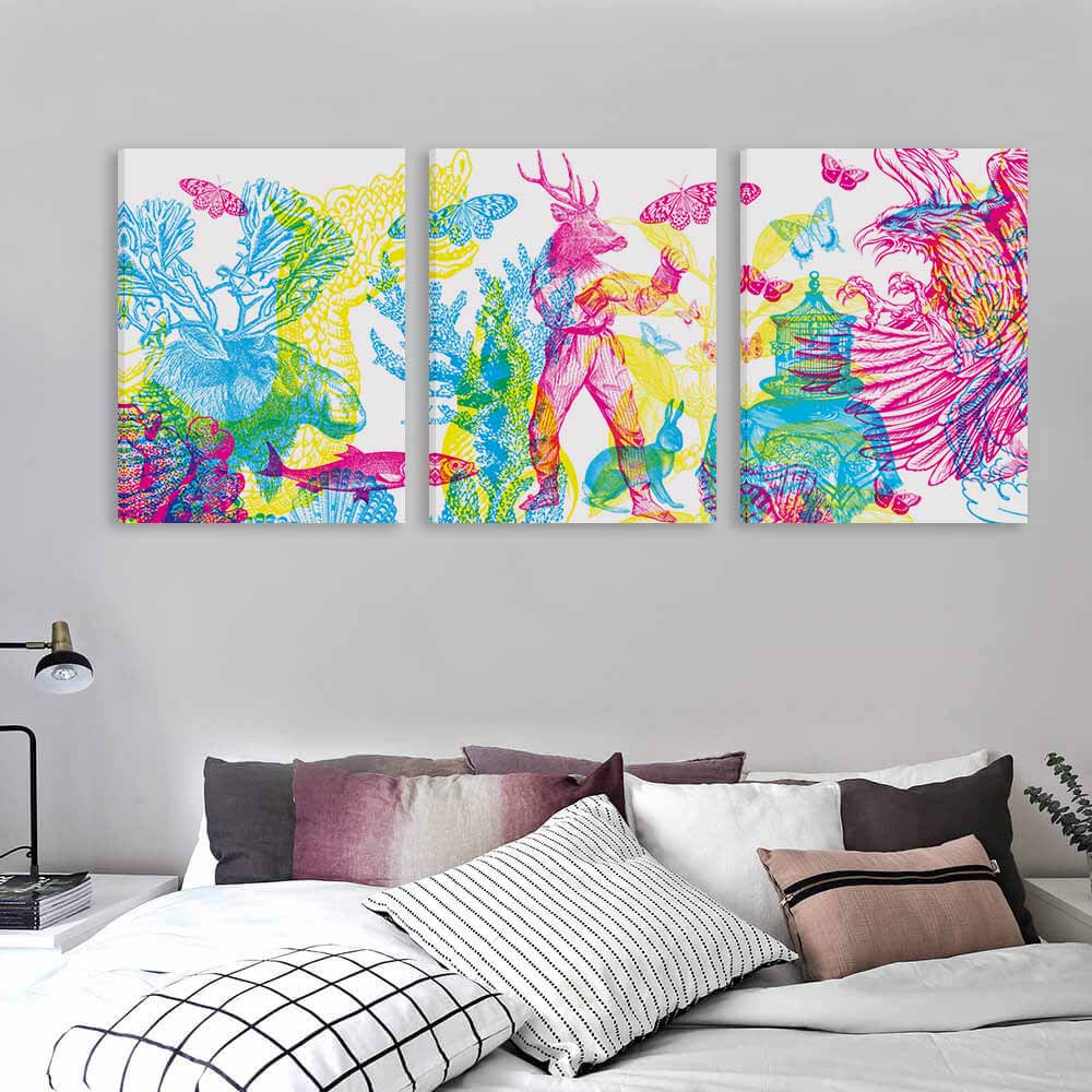 Decorative Frame Painting Vertical 3 4 Ratio