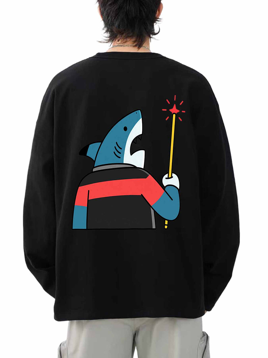 Cotton Long Sleeve Single Sided Print Tbb001